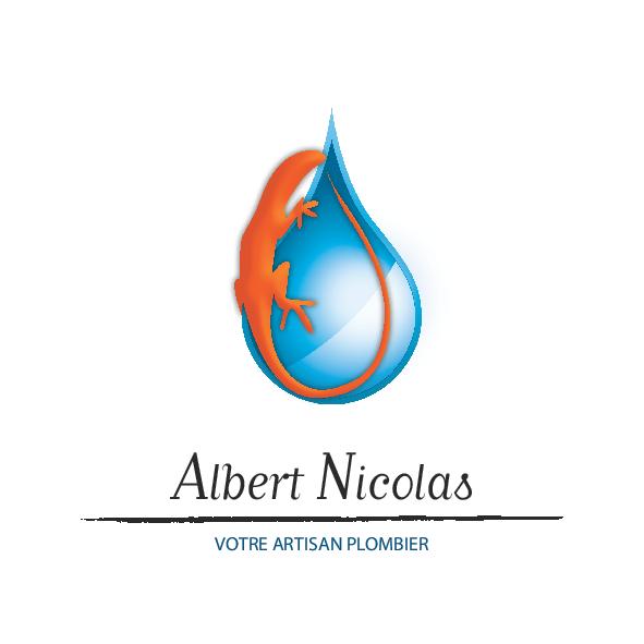 Logo de plomberie albert nicolas